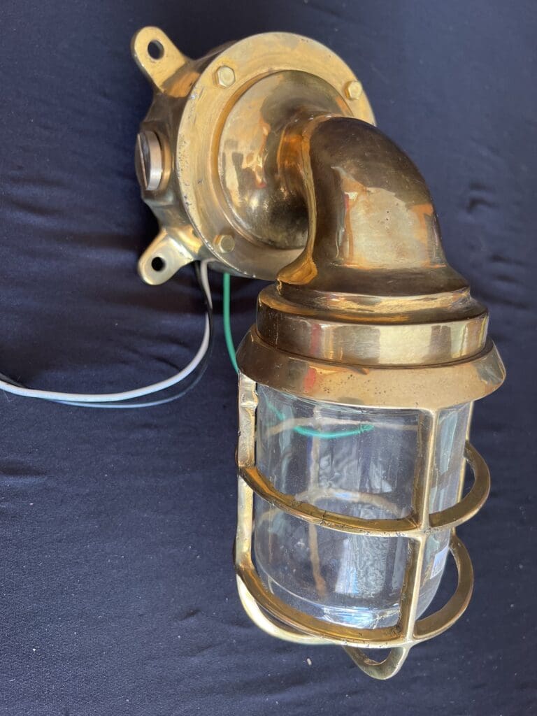 Pauluhn Bulkhead Light - Vintage Ship Salvage