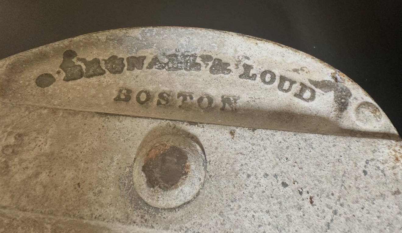 Vintage Bagnall & Loud Block Double-Sheaved Block and Tackle Pulley w/ attached Bucket Ring - Image 10