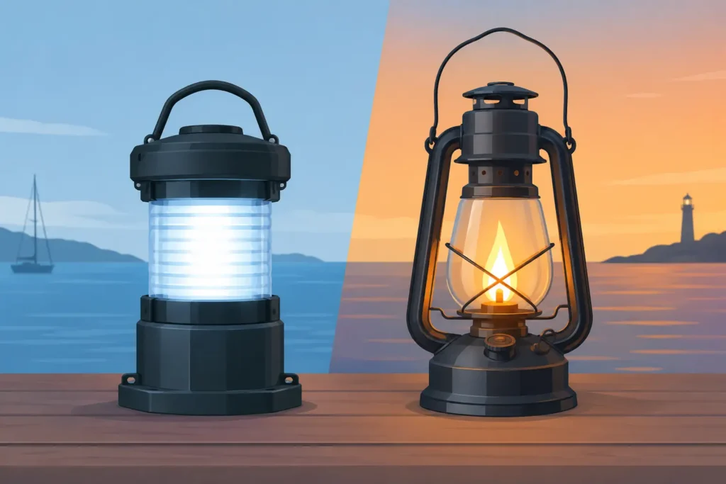 Electric Versus Oil Navigation Lamps Compared