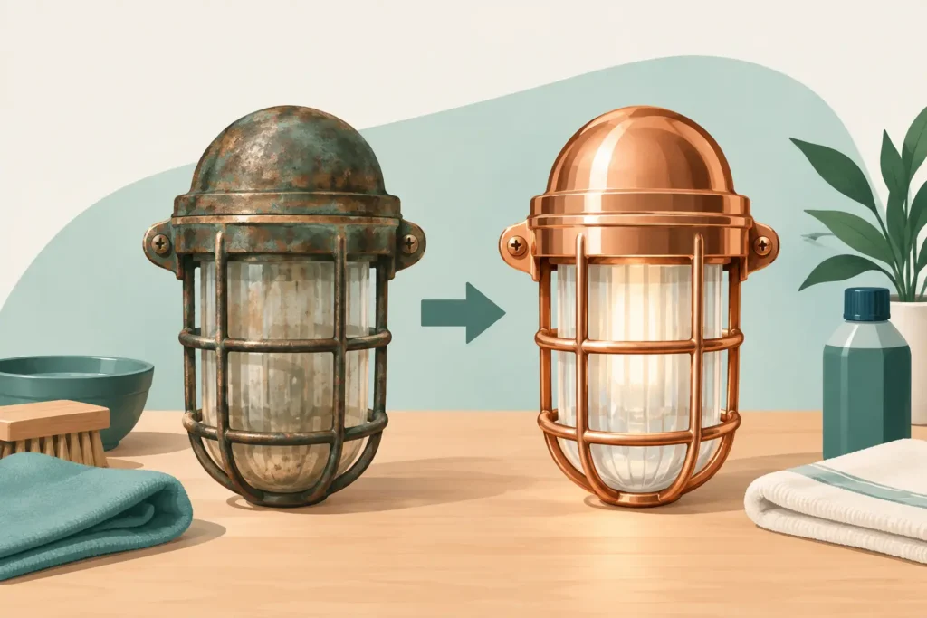 How to Restore Copper Cargo Lights Safely