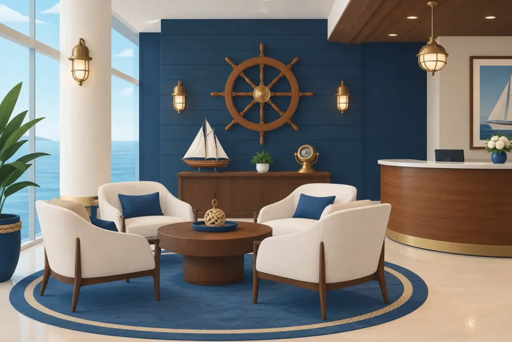 Lobby Nautical Decor That Feels Truly Shipborne