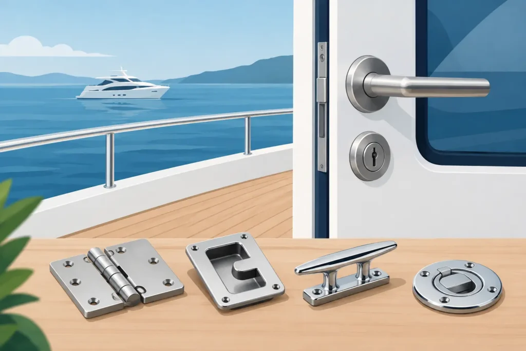 Marine Door Hardware Guide for Authentic Spaces